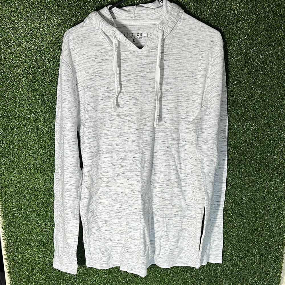 Men's Gray Lightweight Hoodie by Alternative Apparel